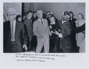 Lot #74  Kennedy Assassination: Jim Leavelle Signed Photograph - Image 1