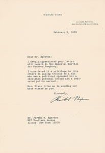 Lot #179 Richard Nixon - Image 1