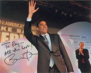 Lot #134 Barack Obama