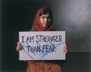 Lot #396 Malala Yousafzai