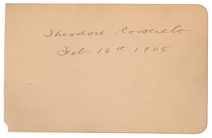 Lot #201 Theodore Roosevelt - Image 1