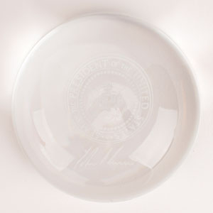 Lot #63 John F. Kennedy White House Gift Paperweight - Image 1