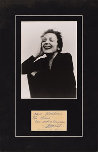 Lot #815 Edith Piaf