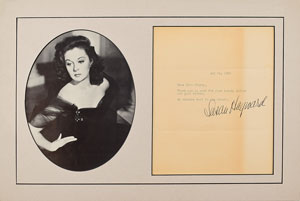 Lot #966 Susan Hayward - Image 1