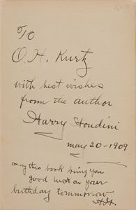 Lot #888 Harry Houdini - Image 2