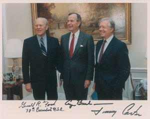 Lot #137  Three Presidents - Image 1