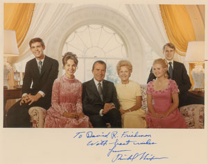 Lot #182 Richard Nixon - Image 1