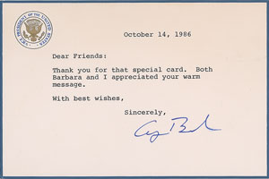 Lot #145 George Bush - Image 1