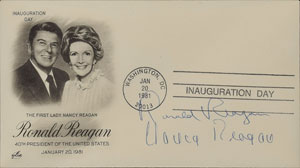 Lot #197 Ronald and Nancy Reagan