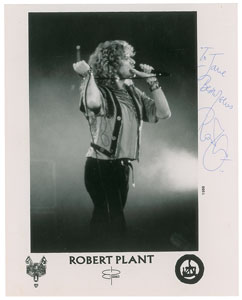 Lot #856  Led Zeppelin: Robert Plant - Image 1