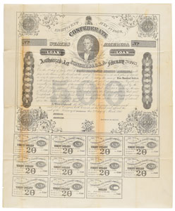 Lot #426  Confederate Treasury Bonds - Image 2