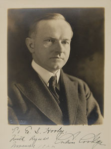 Lot #117 Calvin Coolidge