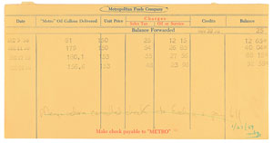 Lot #51 The Kennedy Family's Receipts - Image 2
