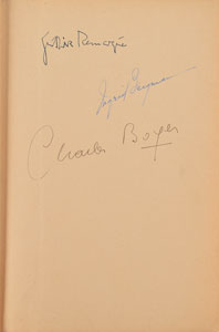 Lot #652  Arch of Triumph: Remarque, Bergman, and Boyer - Image 2