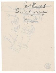 Lot #7 John F. Kennedy Handwritten Doodles - Image 2