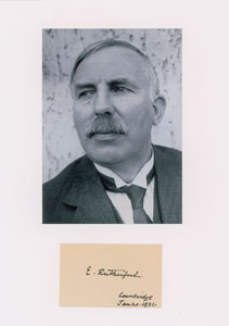 Lot #374 Ernest Rutherford