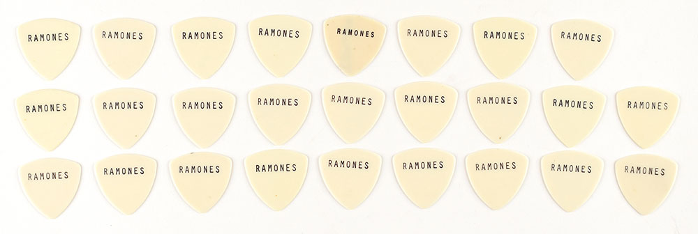 Lot #5336  Ramones Collection of (26) Guitar Picks