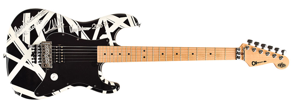 Lot #5324 Eddie Van Halen's Stage-Used Charvel Guitar