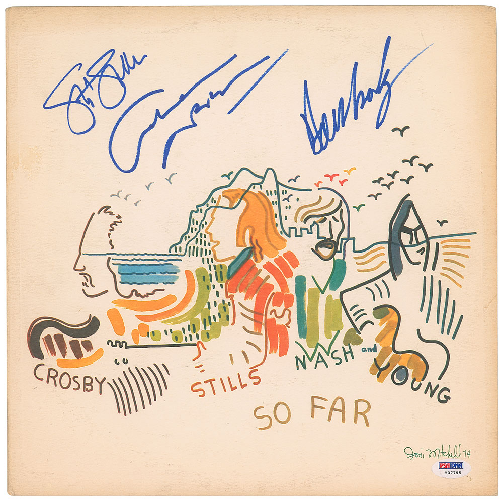 Lot #5446  Crosby, Stills & Nash Signed Album