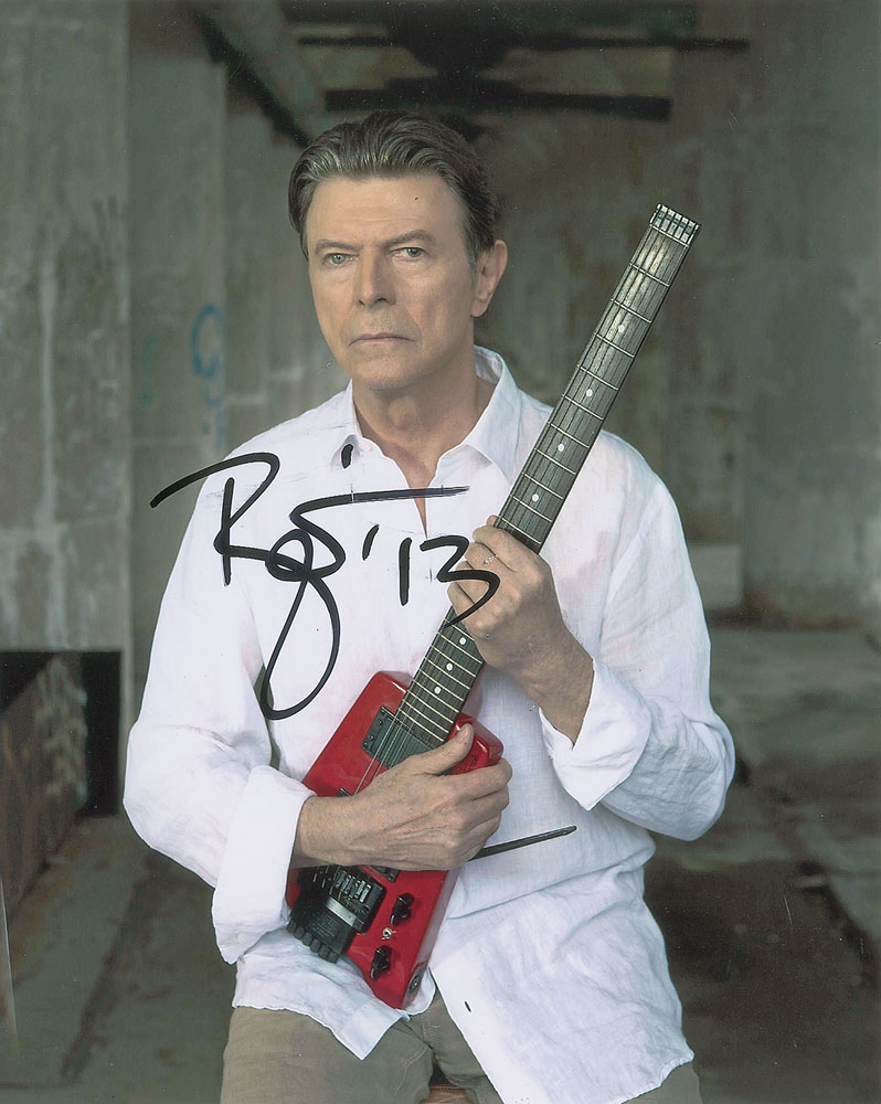 Lot #5441 David Bowie Signed Photograph