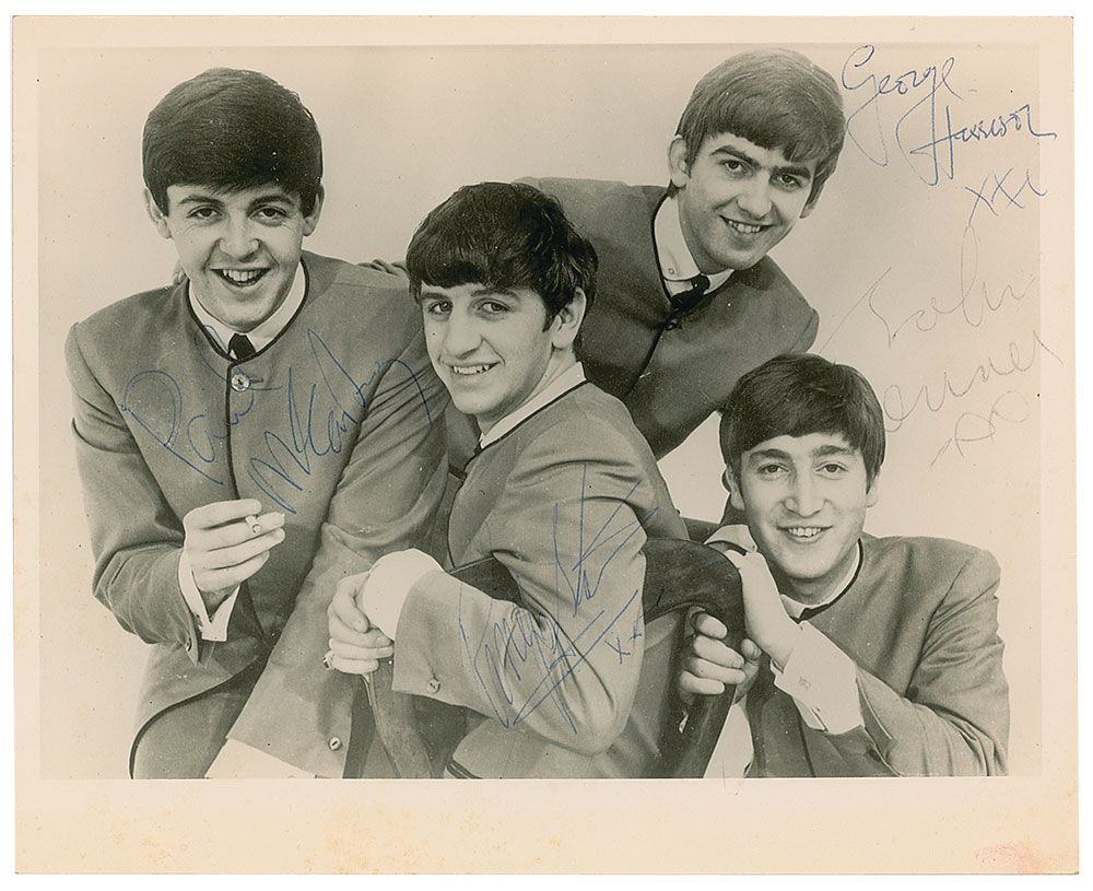 Lot #5027  Beatles Signed Photograph