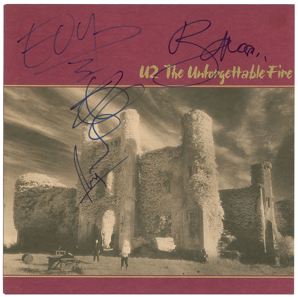Lot #5323  U2 Signed Album