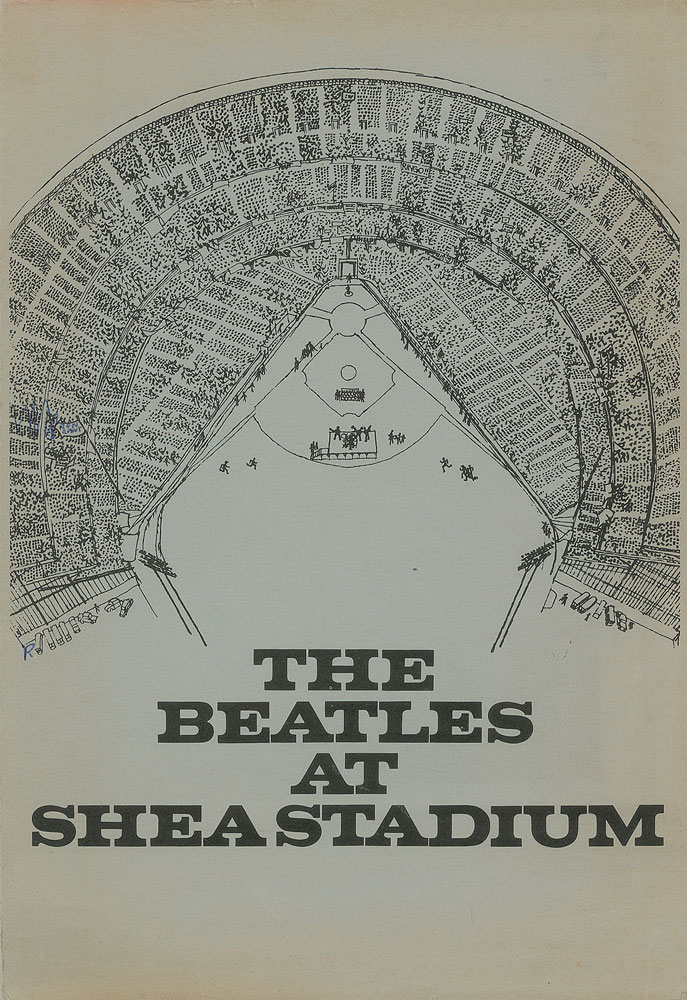 Lot #5018  Beatles 1966 Shea Stadium Film Program