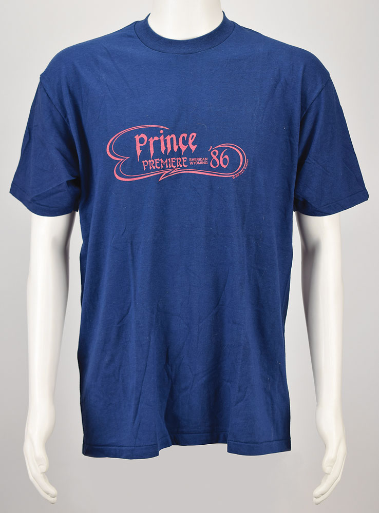 Lot #5406  Prince: 1986 Wyoming 'Under the Cherry Moon' Premiere Shirt