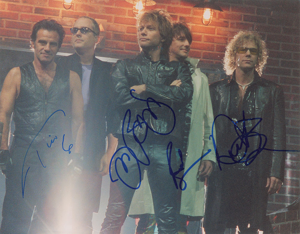 Lot #5462  Bon Jovi Signed Photograph