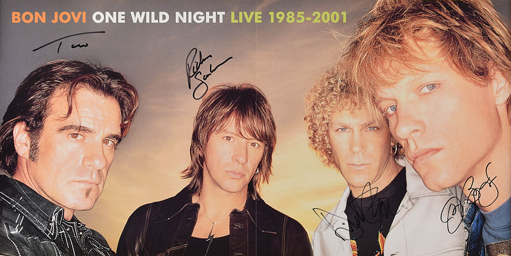 Lot #5463  Bon Jovi Signed Poster