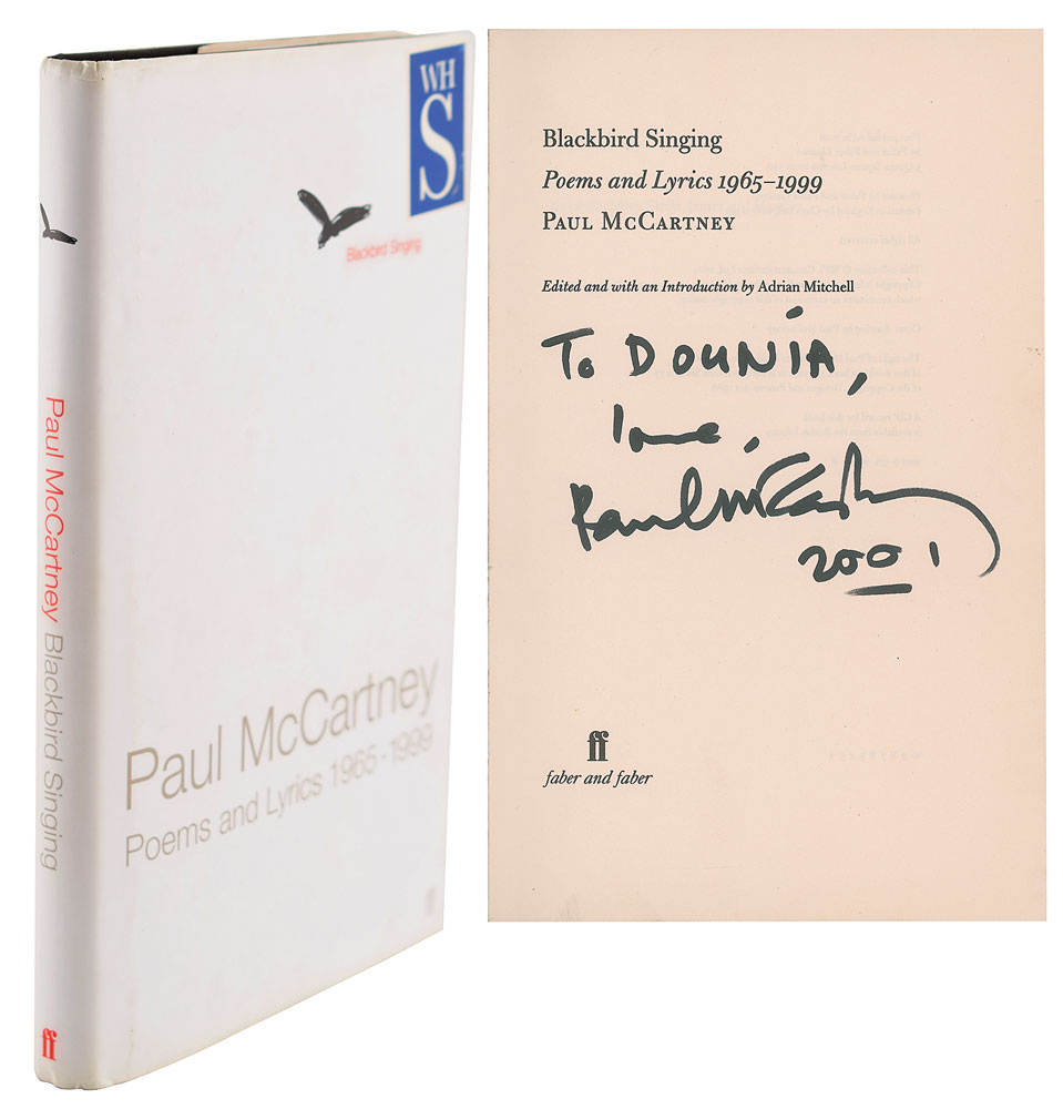 Lot #5086 Paul McCartney Signed Book