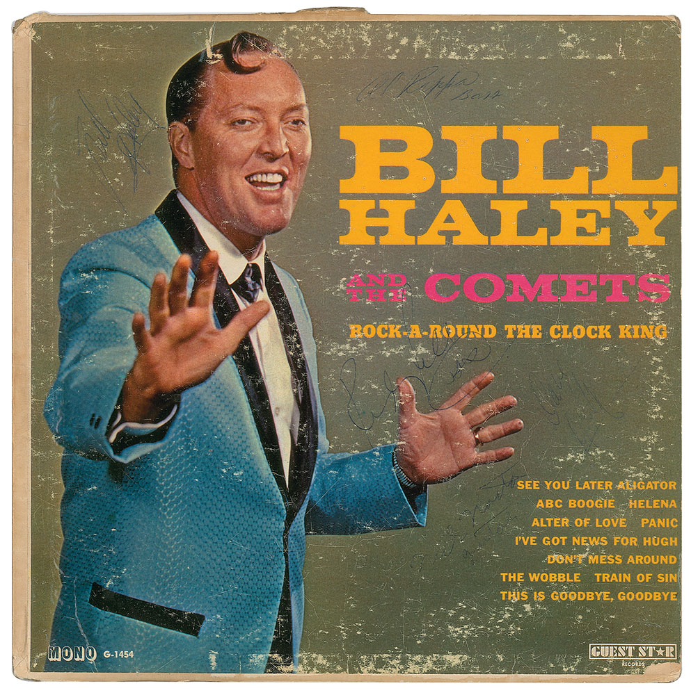 Lot #5417 Bill Haley and His Comets Signed Album