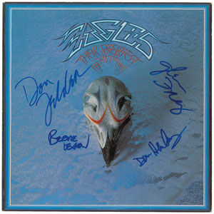 Lot #5308 The Eagles Signed 'Greatest Hits' Album