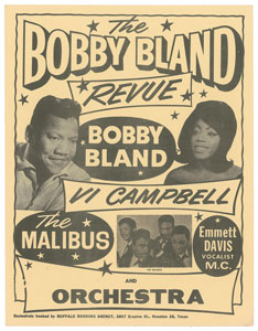 Lot #5220 Bobby Bland Revue Handbill - Image 1