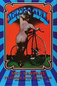 Lot #5226  Jethro Tull 1969 Fillmore West Poster by Randy Tuten