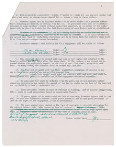 Lot #5311  Eagles: Glenn Frey Signed Document - Image 2