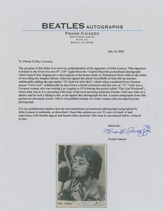 Lot #5045 John Lennon Signed Photograph - Image 4