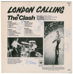 Lot #5349 The Clash Signed Album