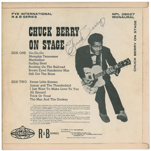 Lot #5415 Chuck Berry Signed Album
