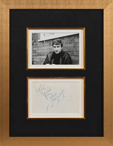 Lot #5046 John Lennon Signed Photograph - Image 1