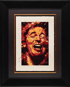 Lot #5321 Bruce Springsteen Original Painting by Joe Petruccio - Image 2