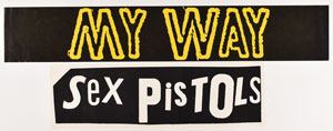 Lot #5355 The Sex Pistols Pair of Promotional Banners - Image 1