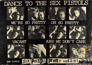 Lot #5353 The Sex Pistols 'Pretty Vacant' Promotional Poster