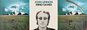 Lot #5079 John Lennon 'Mind Games' Promotional Poster - Image 1