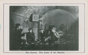 Lot #5060  Beatles 1963 Cavern Club Promotional Card