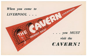 Lot #5060  Beatles 1963 Cavern Club Promotional Card - Image 2