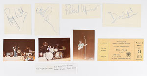 Lot #5172  Pink Floyd Signatures and Concert Photos