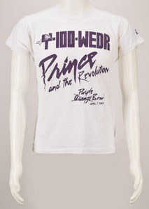 Lot #5405  Prince: 1985 Purple Rain Tour 'Purple Bowl' Shirt