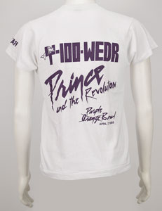 Lot #5405  Prince: 1985 Purple Rain Tour 'Purple Bowl' Shirt - Image 2