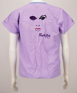 Lot #5409  Prince: Purple Rain 'Scrub' Top - Image 2